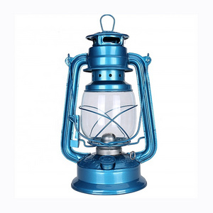 New 28/31/34cm Windproof Retro Metal Lantern Portable Kerosene Oil Power Outages Emergency Camping Hanging Lights Lamp