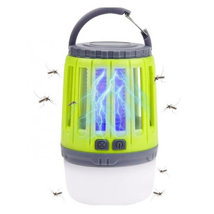 New Outdoor Indoor Portable Hang Lighting Camping Lantern 18650 Batter Rechargeable UV Led Bug Zapper Mosquito Killer Lamp