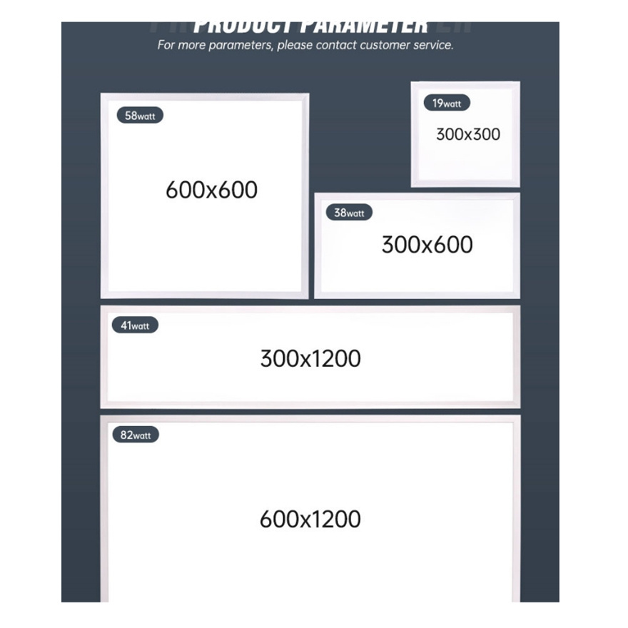 2024 NEW Backlit 1200mm x 600mm led ceiling 36W 40W 58W 2x4 hanging panel light for office