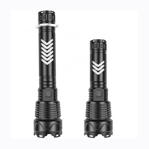 New Taikoo zoomable tactical camping sports outdoor rechargeable self defense torch light usb flashlight lamp