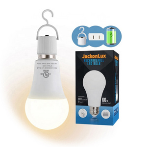 LIANGTE custom 9 Watt Emergency Rechargeable E26 B22 E27 Battery Operated LED Light Bulb For Home