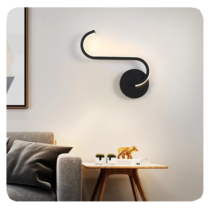 New Modern Black Decoration Up Down Outdoor Indoor Luxury Home Room Bedroom Hotel Bathroom Reading Light Led Wall Lamp