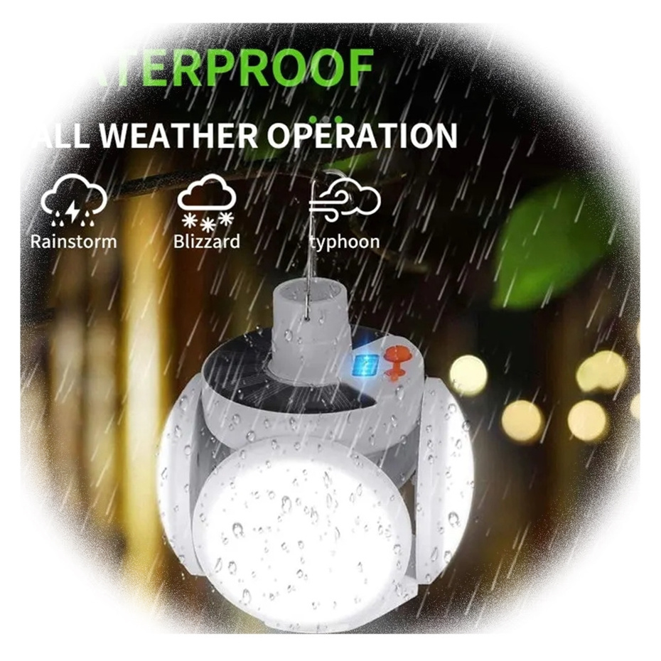 NEW Outdoor Led Solar Tent Bulb Rechargeable Multifunctional Lantern Small Hanging Lamps Camping Lighting Emergency Light