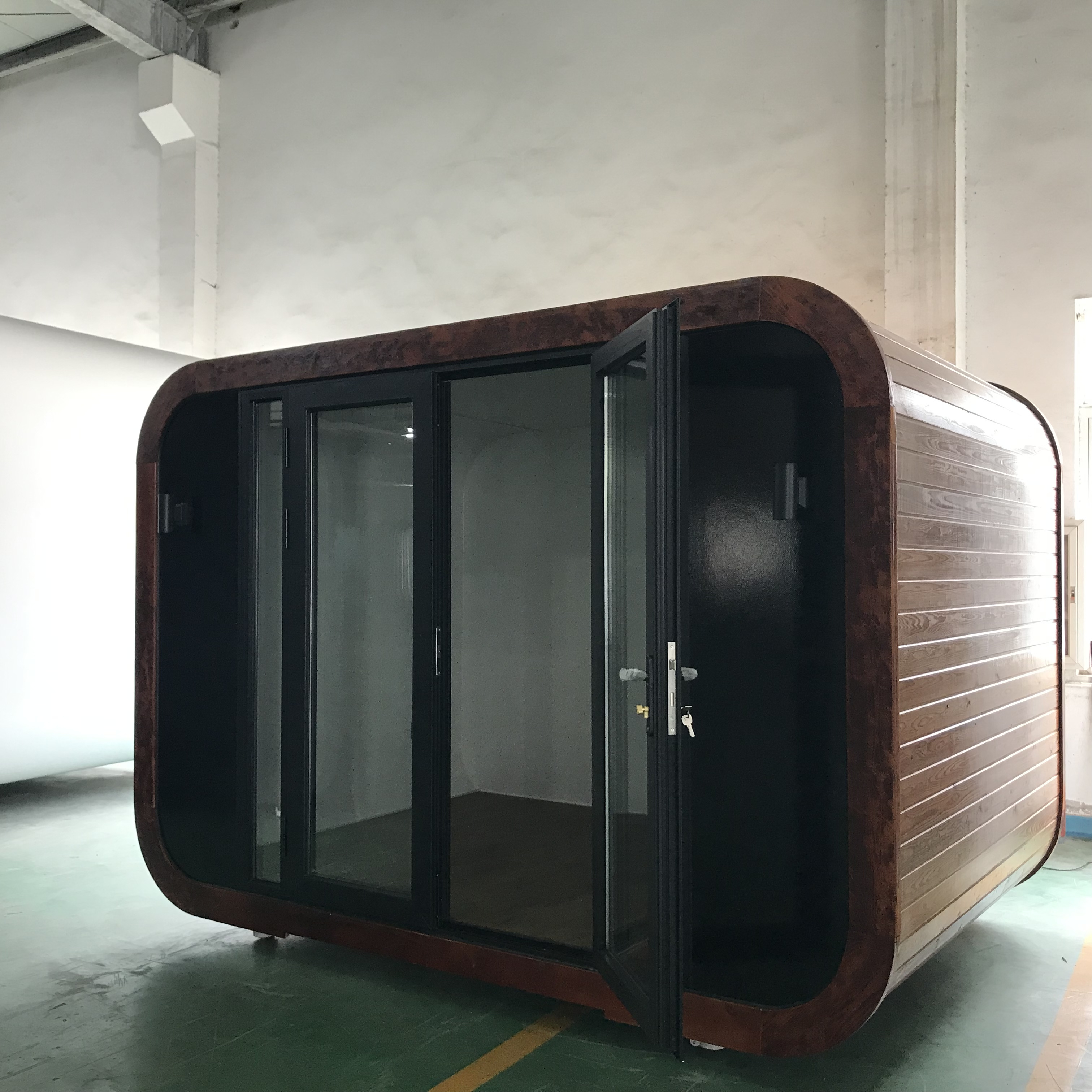 New design 2.8m Sound proof Movable Silence Booth Public Office Telephone Phone Booth Privacy Office Pods Meeting room