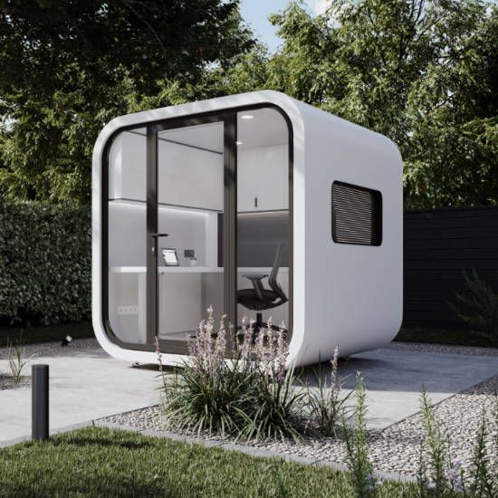 Garden Office Pod Outdoor  Shed Building Ready Made Prefab Houses Insulated  in Backyard