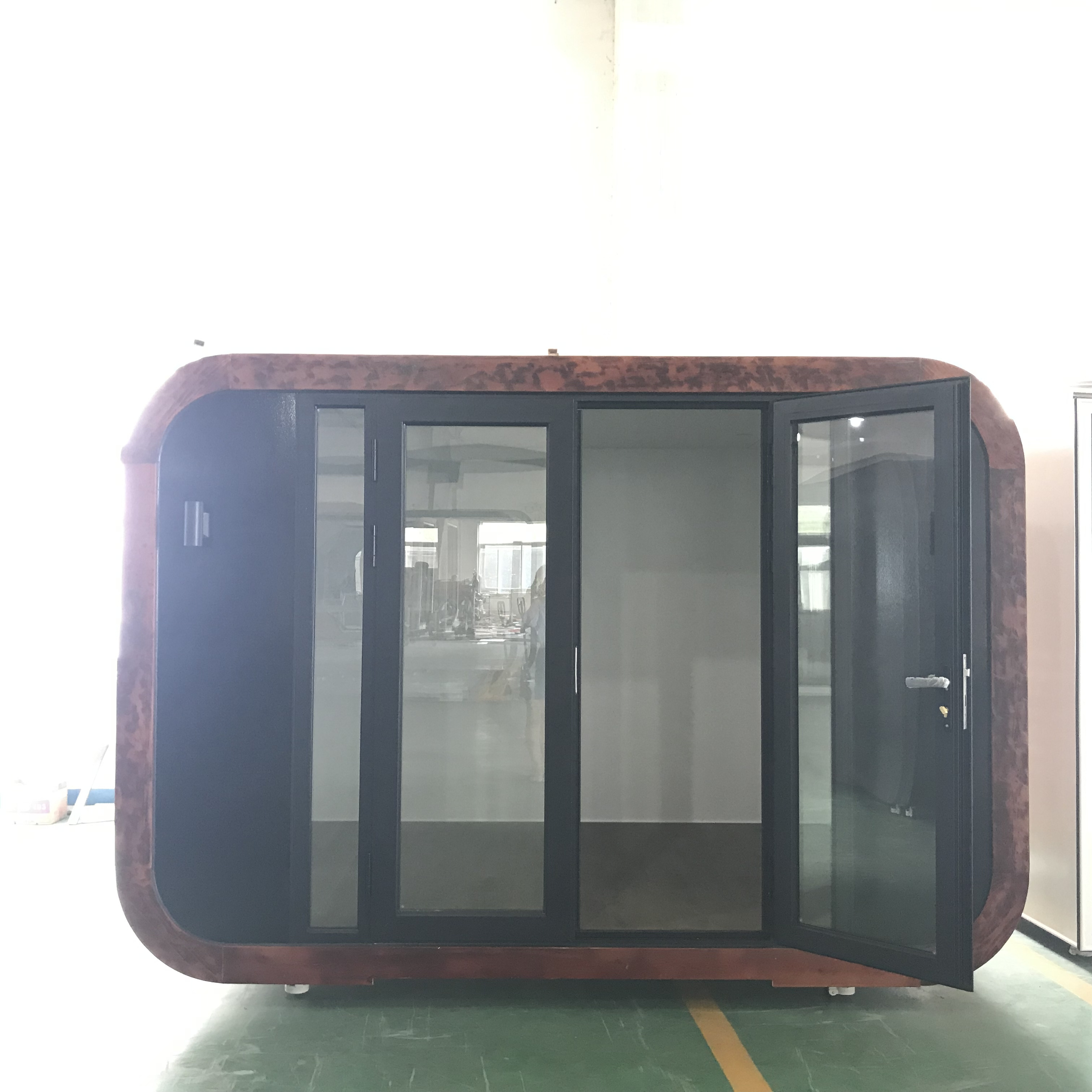 New design 2.8m Sound proof Movable Silence Booth Public Office Telephone Phone Booth Privacy Office Pods Meeting room