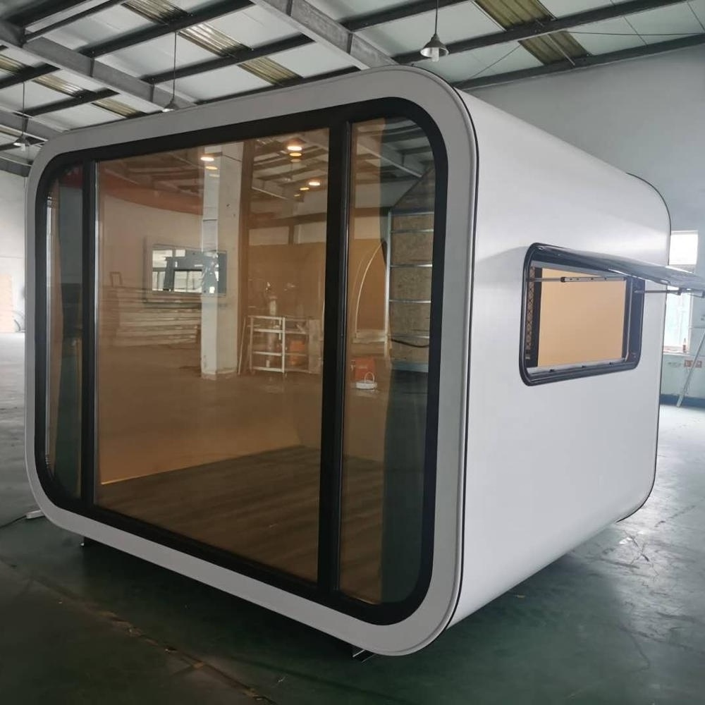 Movable Modern Working Pods use Small Solar Pod Waterproof  Garden Office Prefab Houses