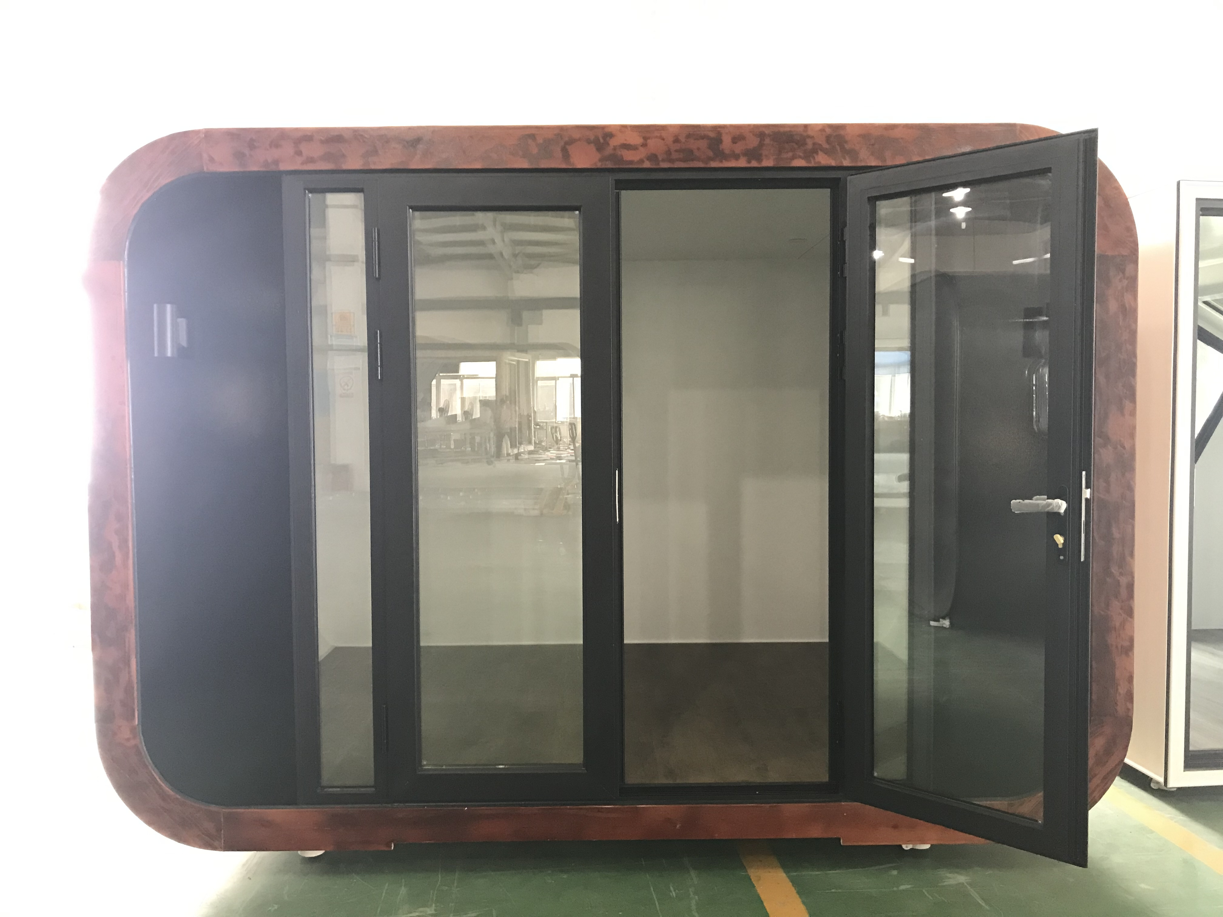 New design 2.8m Sound proof Movable Silence Booth Public Office Telephone Phone Booth Privacy Office Pods Meeting room