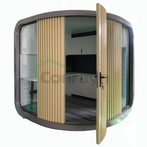 shanghai outdoor shed pod different color option Modern Portable office pod with special round corner design