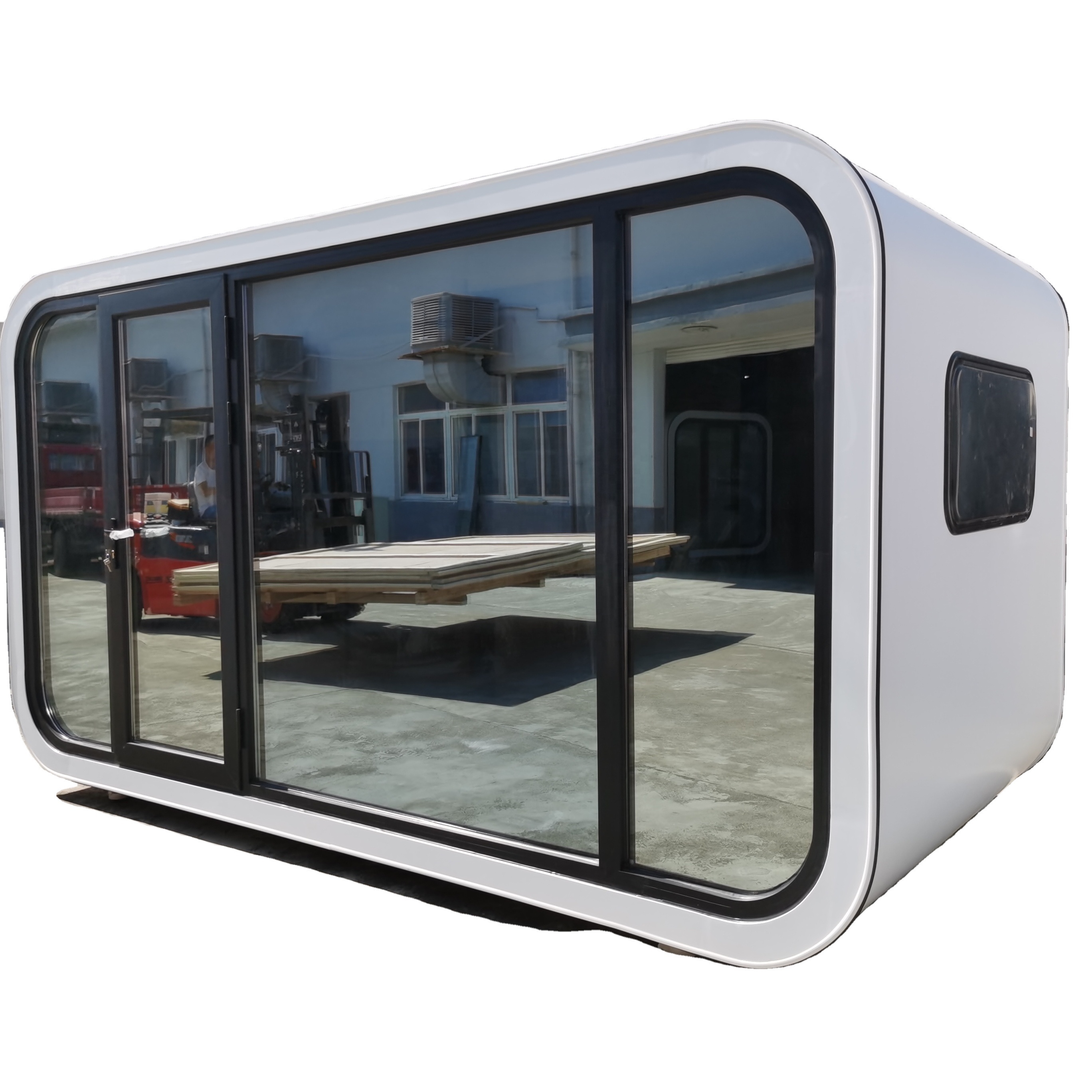 mobile capsule house Easy transportable tiny homes meeting office pods hotel studio pet shop