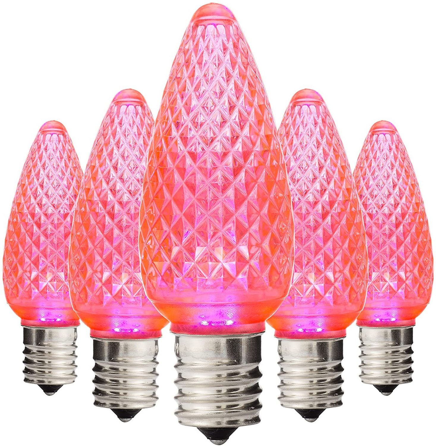 Christmas Light Bulbs Replacement Bulbs C9 LED E17 Faceted Christmas OEM  Lighting Outdoor Decoration