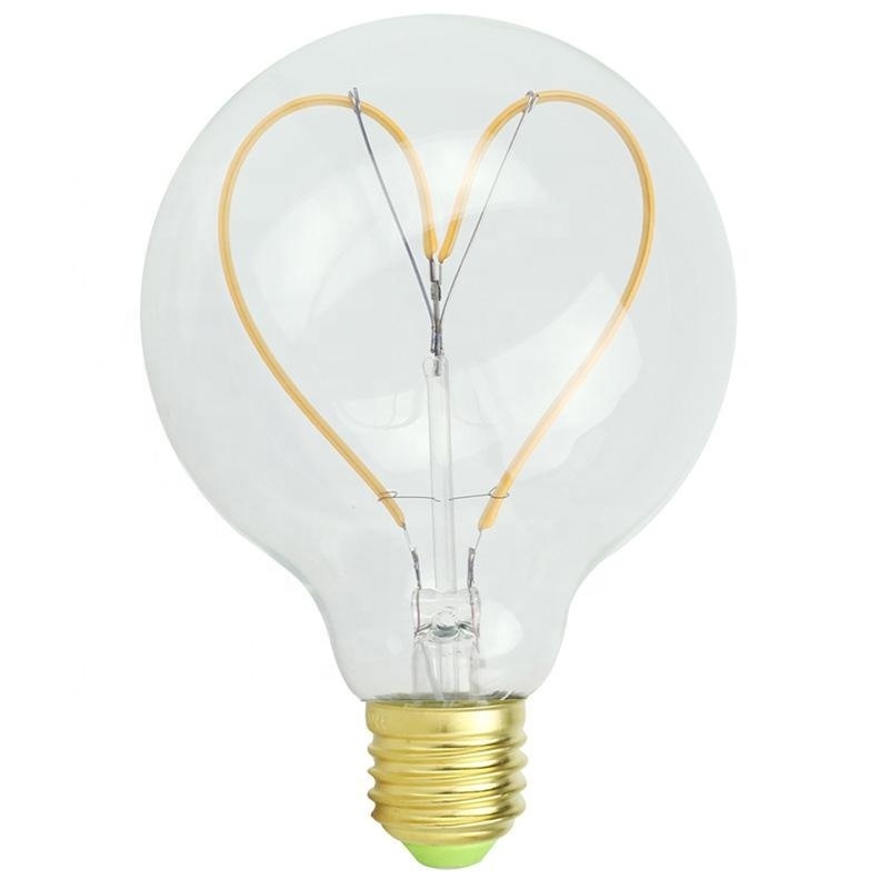 High Quality Vintage Edison led Soft Filament  LED bulbs  ST64 A60 E26 E27   e27 led bulb 2200k  2700K filament dimmable