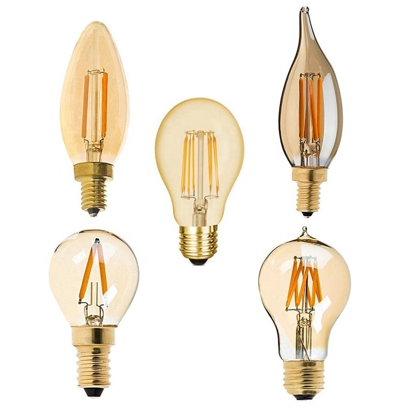 Vintage Edison Lamp Replacement LED Filament Bulbs 360 Degree 2W 4W 6W 8W High Quality Dimmable String Lighting