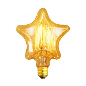 Star shape tungsten filament  Incandescent bulb Vintage Edison bulb 25W 40W 60W