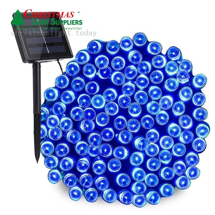 Multi colors Solar String Lights 100 LEDs 8 Modes Solar Powered  Waterproof Garlands String Lights for  Garden Patio