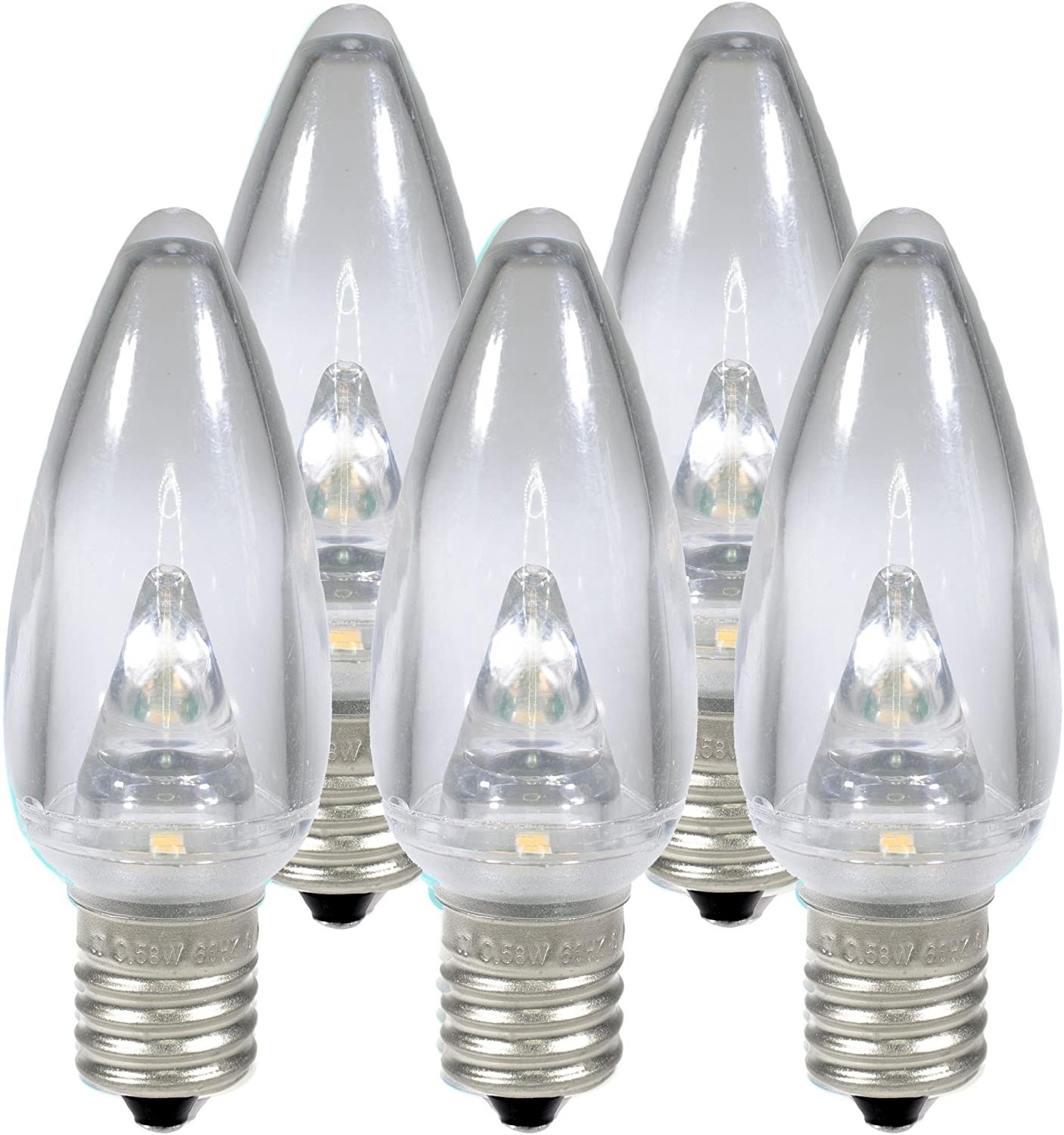 c7 led bulbs  c9 spare bulbs Christmas light bulbs  Warm White Smooth Surface Dimmable