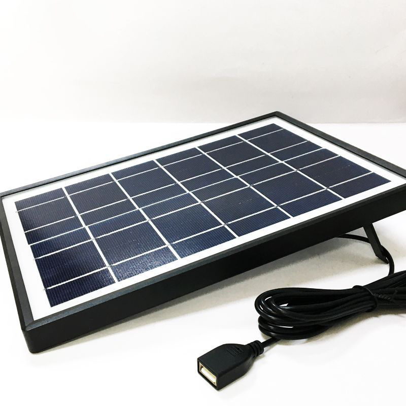 6W polycrystalline silicon solar panel outdoor cell phone charging panels for lighting camera solar power home decoration