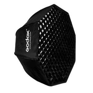 Godox 47 inches 120cm octagon umbrella softbox with grid and bowens mount for Studio Portrait Product Photography