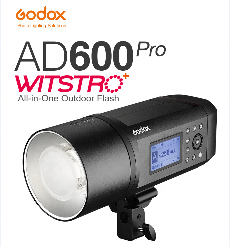 GODOX AD600 Pro 600W 2.4G TTL flash light battery operated for outdoor shooting photography