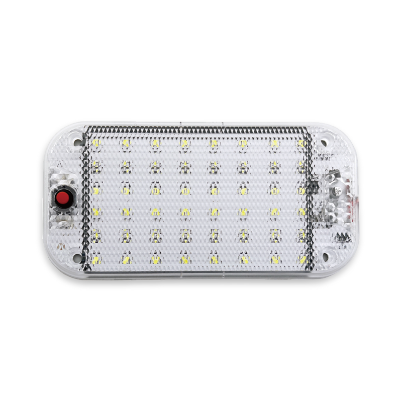 Factory Wholesale Super Bright 48 LED interior Light ABS White Car Roof Lamp 24V Reading Led Car Lights