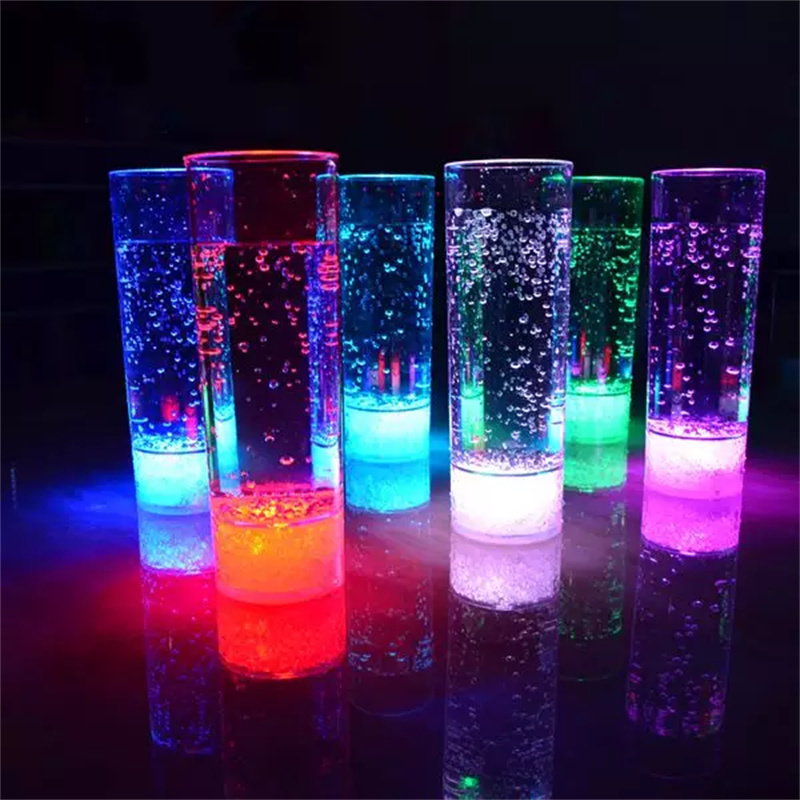 All Purpose Party Supplies Decoration Dishwasher Safe Beer Glass  Replaceable Battery LED Light Up Light Up Highball Tumblers