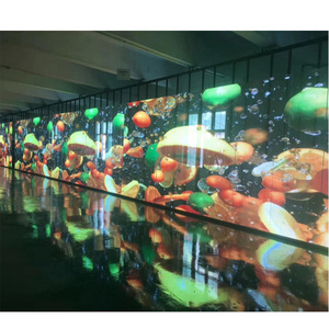 Flexible Film Led Display Adhesive Led Transparent Film Screen on Glass Transparent Led Film