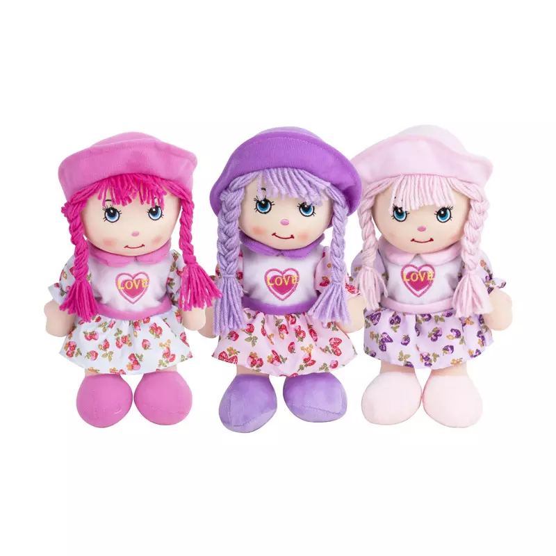 Wholesale Cheap Promotion Claw Machine Cotton Doll 11 inch  Mix Plush Toys Soft Stuffed Doll High Quality Stuffed Plush Toys