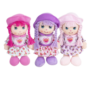 Wholesale Cheap Promotion Claw Machine Cotton Doll 11 inch  Mix Plush Toys Soft Stuffed Doll High Quality Stuffed Plush Toys