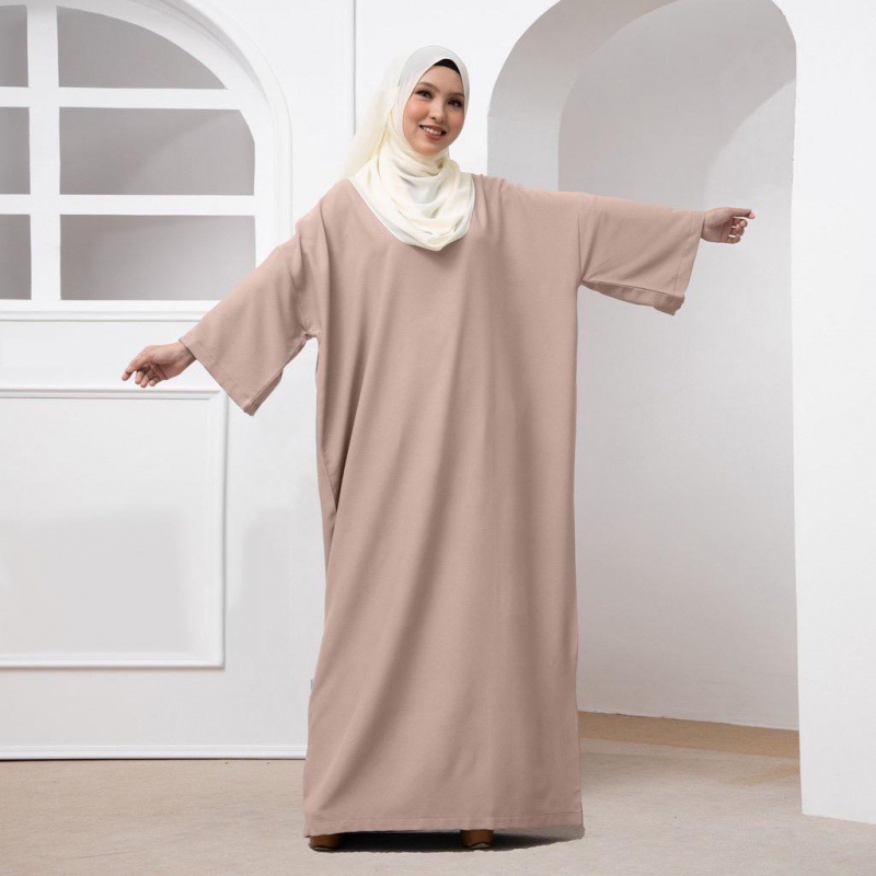 Middle Eastern Arabic Burqa Swing Solid Color Loose Comfort Dress Muslim Women's Robe