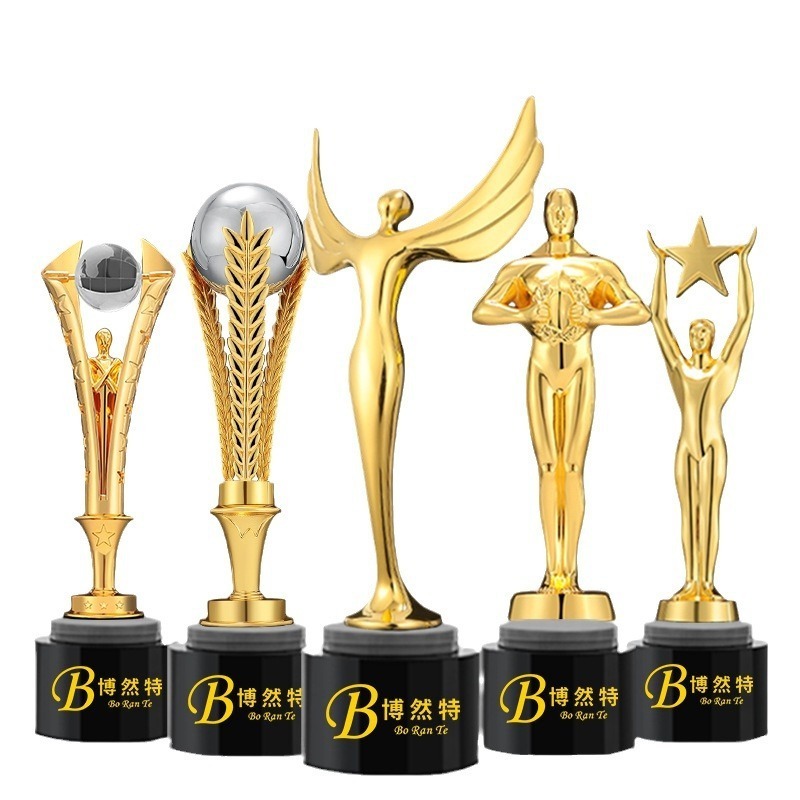 Custom 3D Blank Gymnastics Football Award Medal Gold Color Round Sports Soccer Medals And Trophies