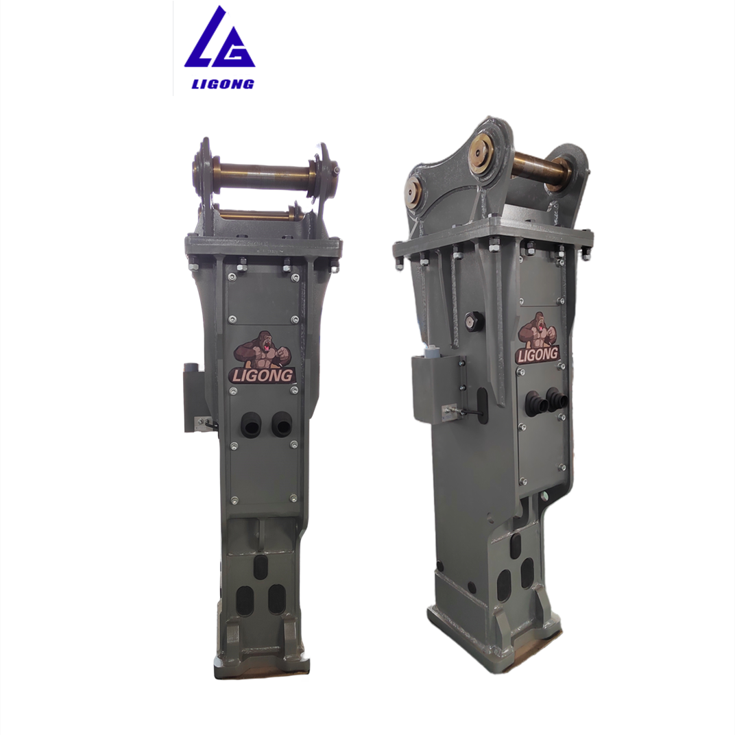 auto grease mounted hydraulic jack hammer for 1-50 ton excavator