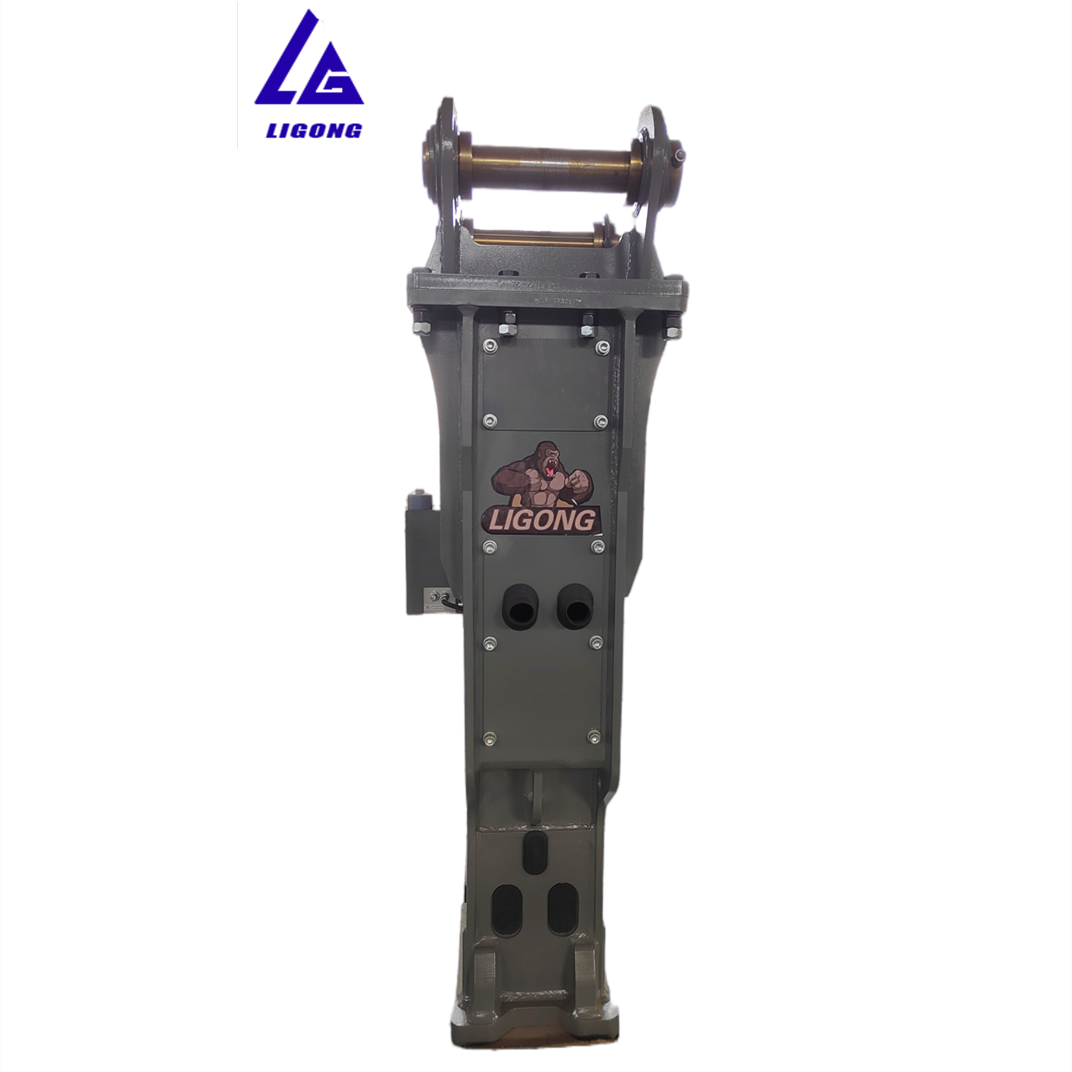 silent type hydraulic concrete demolition hammer with auto grease pumps