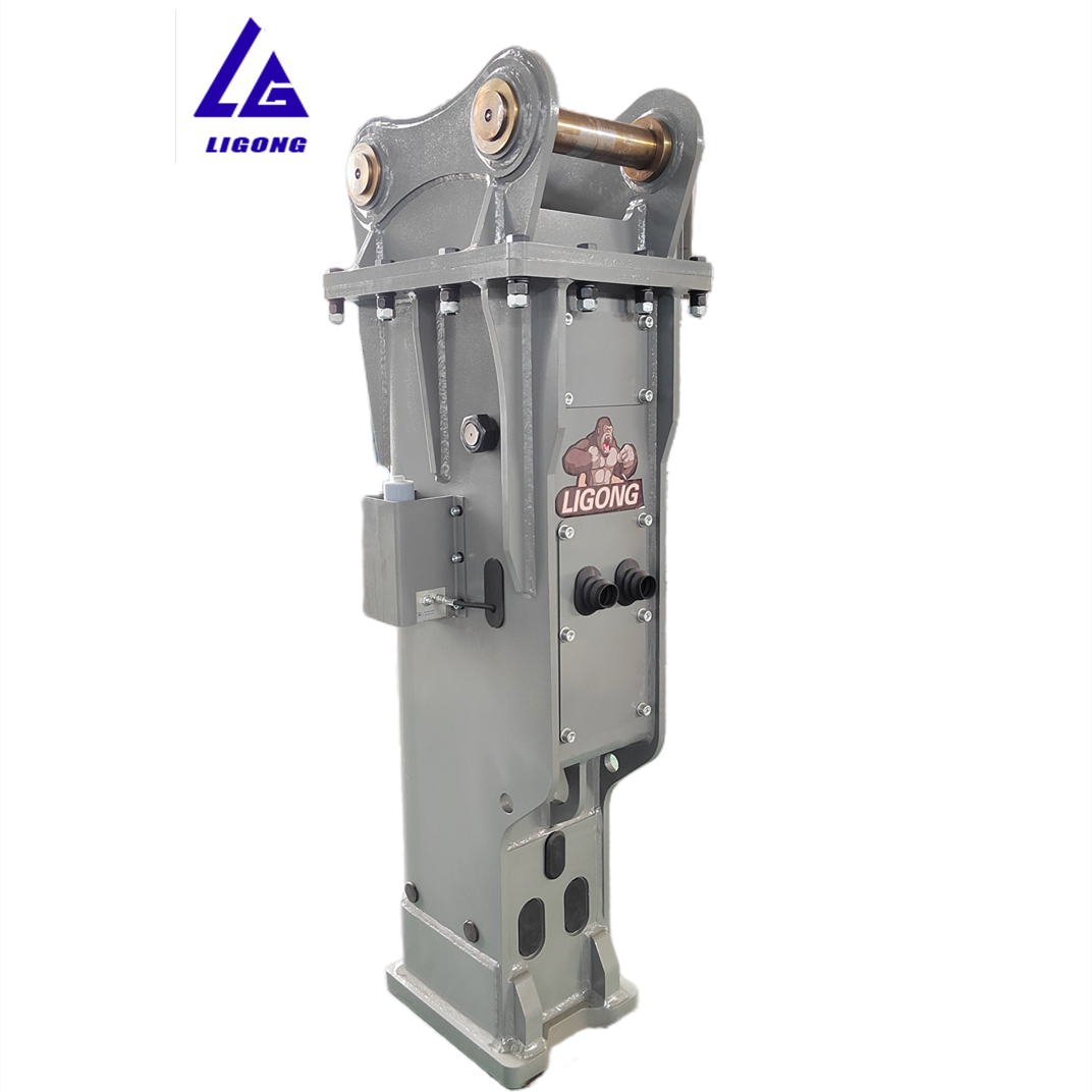 auto grease mounted hydraulic jack hammer for 1-50 ton excavator