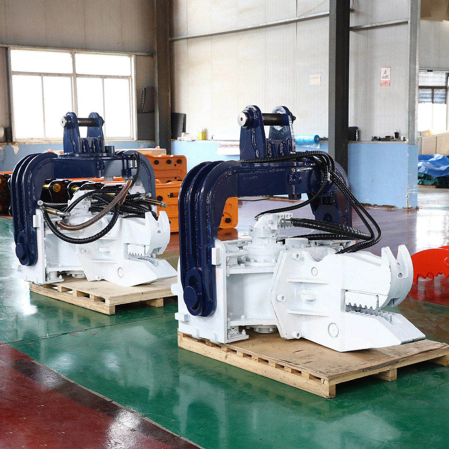 rotary vibro hammer for precast concrete pile, sheet pile driver, side grip vibro hammer for excavator remote control