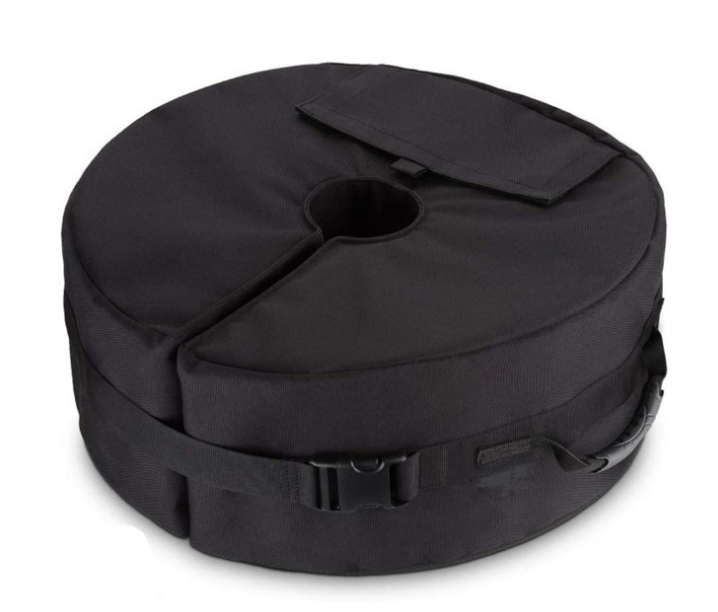 Round Outdoor Umbrella Base Stand Heavy Duty Round Weight Bag