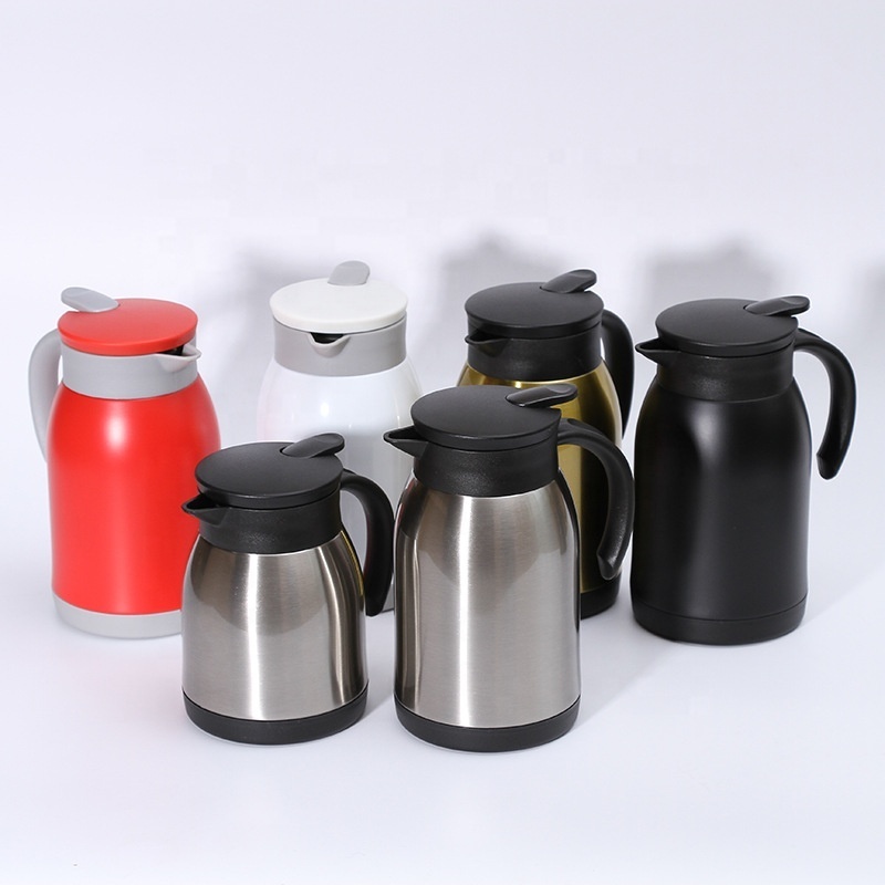 Wholesale Stainless Steel Tea Bottle Customized Logo Large Capacity Thermos Cup Tea Pot Coffee Mug Tumbler Double Vacuum Kettle