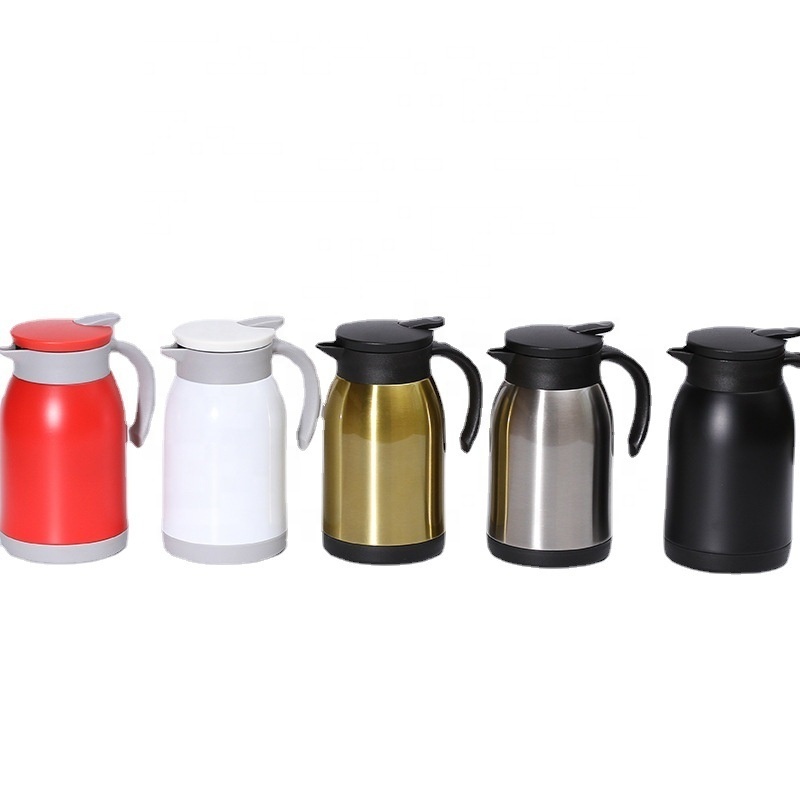 Wholesale Stainless Steel Tea Bottle Customized Logo Large Capacity Thermos Cup Tea Pot Coffee Mug Tumbler Double Vacuum Kettle