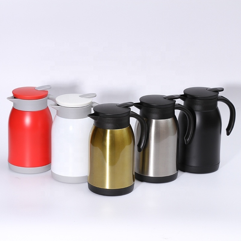 Wholesale Stainless Steel Tea Bottle Customized Logo Large Capacity Thermos Cup Tea Pot Coffee Mug Tumbler Double Vacuum Kettle