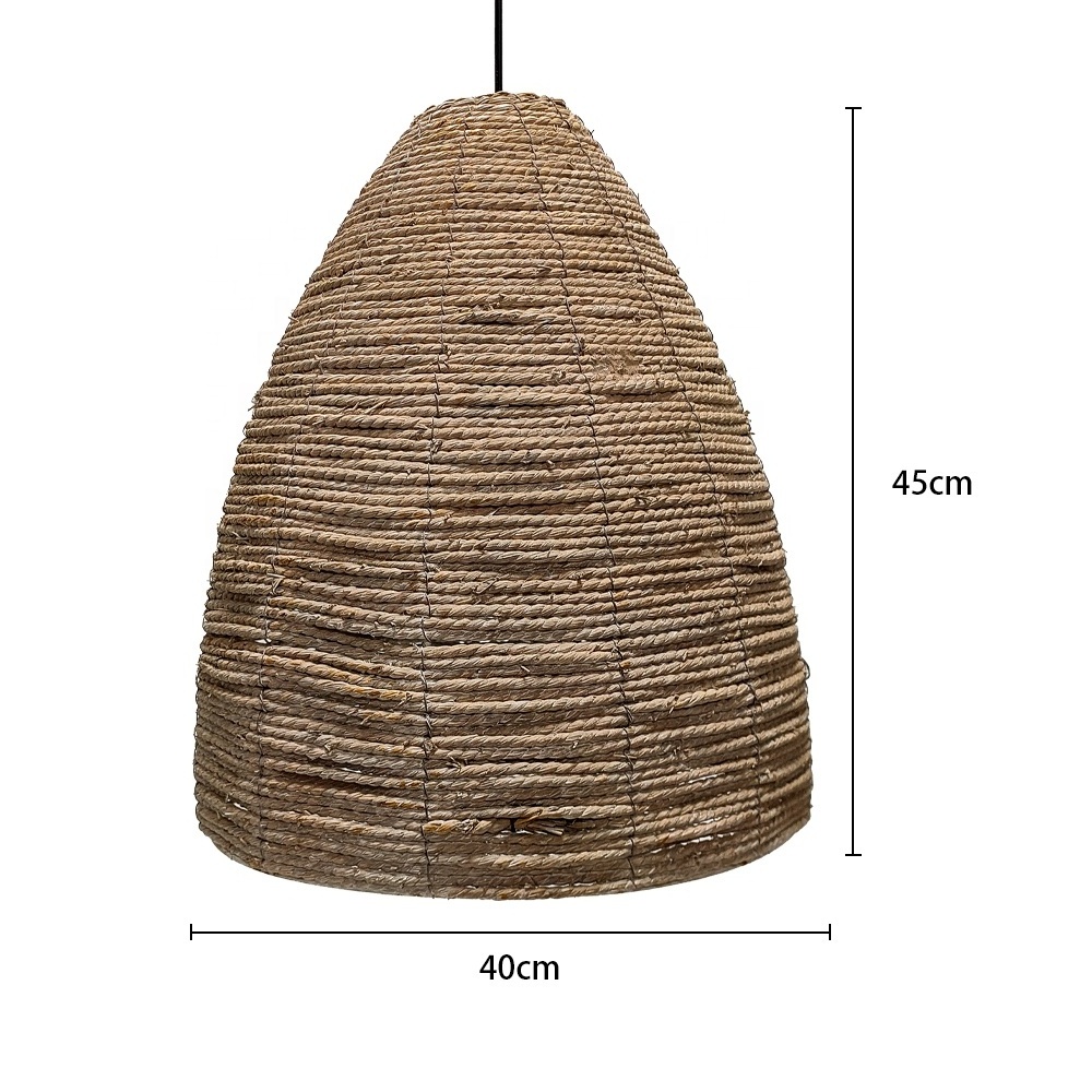 Seagrass lights for home modern Pendant Light Handmade Rattan Ceiling Light Kitchen Island Farmhouse Dining Room