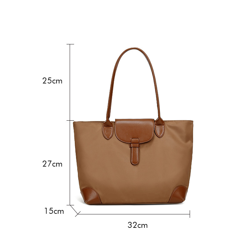 Simple and Casual Handbag for Women New High Capacity Tote Bag Single Shoulder Crossbody Bag