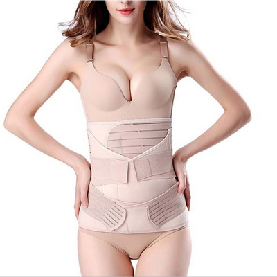 Abdominal Binder Waist Shaper Tummy Slimming Belt 3 In 1 Postpartum Trainer Wrap Belt for Women