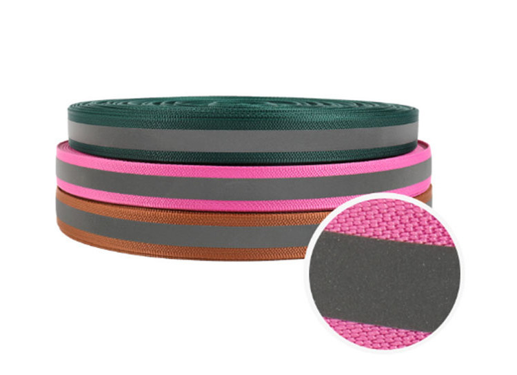 15 mm 20 mm 25 mm Polyester Reflective Webbing Tape for Safety Garment