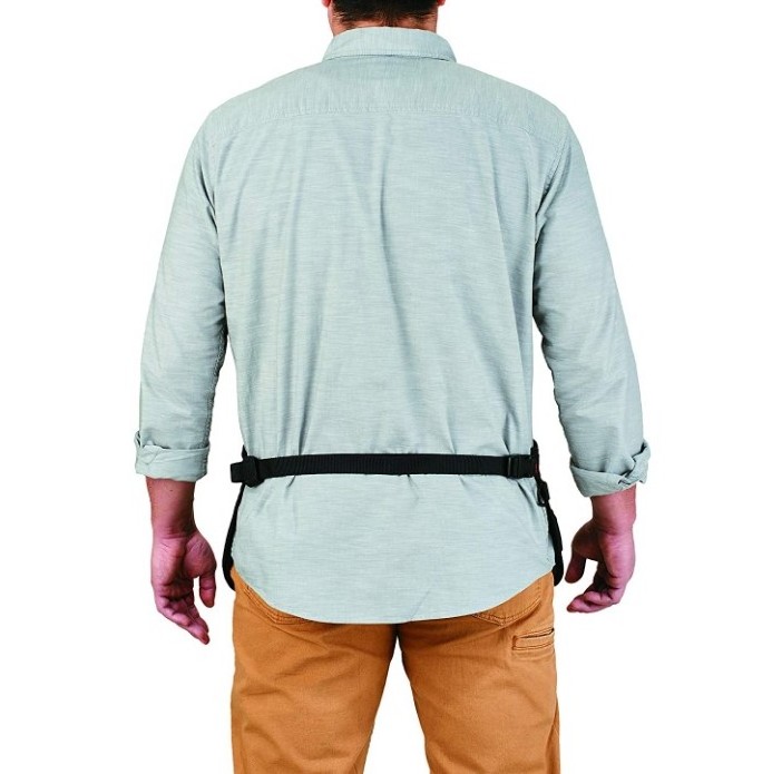 Tool Waist Apron Canvas Gardening Tool Waist Bag with Adjustable Belt Durable and Multifunctional Pouch Design Waist Tool Bag