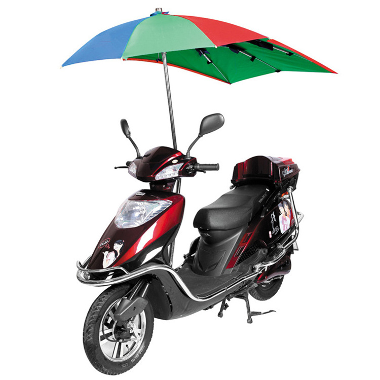 Windproof electric bike motorcycle umbrella supplier outdoor motorcycle car patio umbrellas