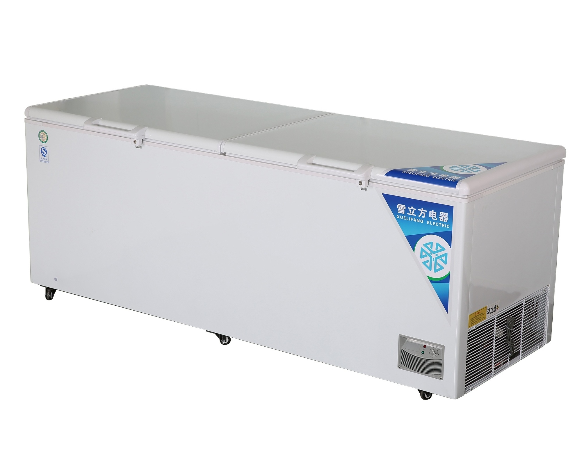 398L-1288L large capacity  High quality Single temperature top open chest freezer deep freezer  refrigerator