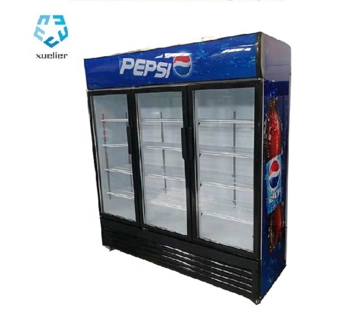 commercial pepsi refrigerator display Glass Door Fridge