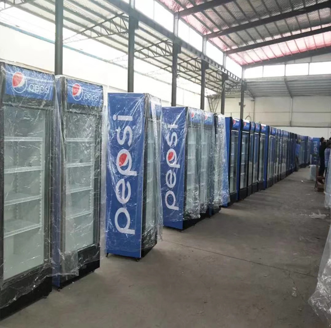 commercial pepsi refrigerator display Glass Door Fridge