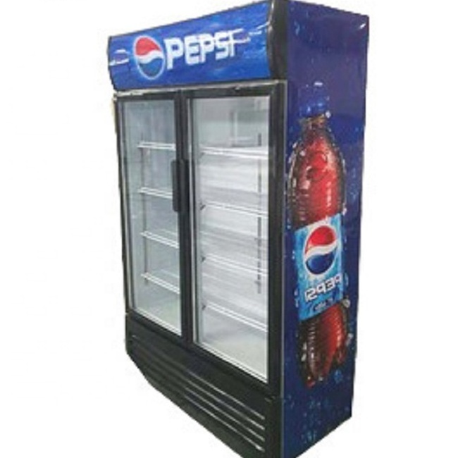 commercial pepsi refrigerator display Glass Door Fridge