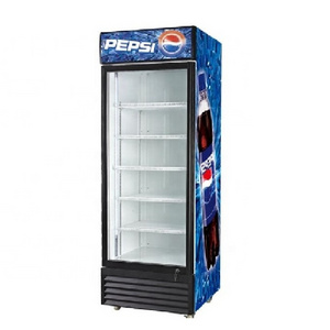 Commercial Mini Direct Cooling Glass Door Fridge Display Freezer