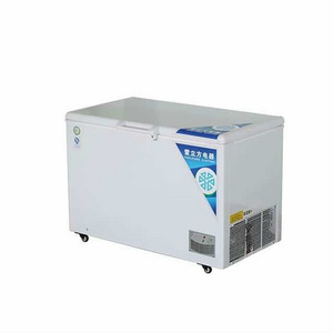 398L commercial chest display freezer top open door freezer for supermarket